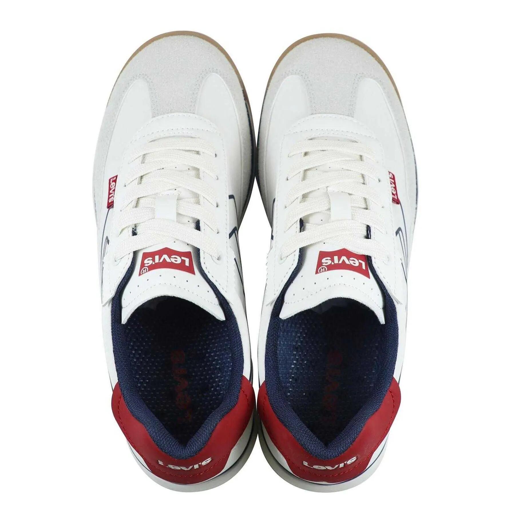 Childrens/Kids Running Trainers (White/Navy) 4/5