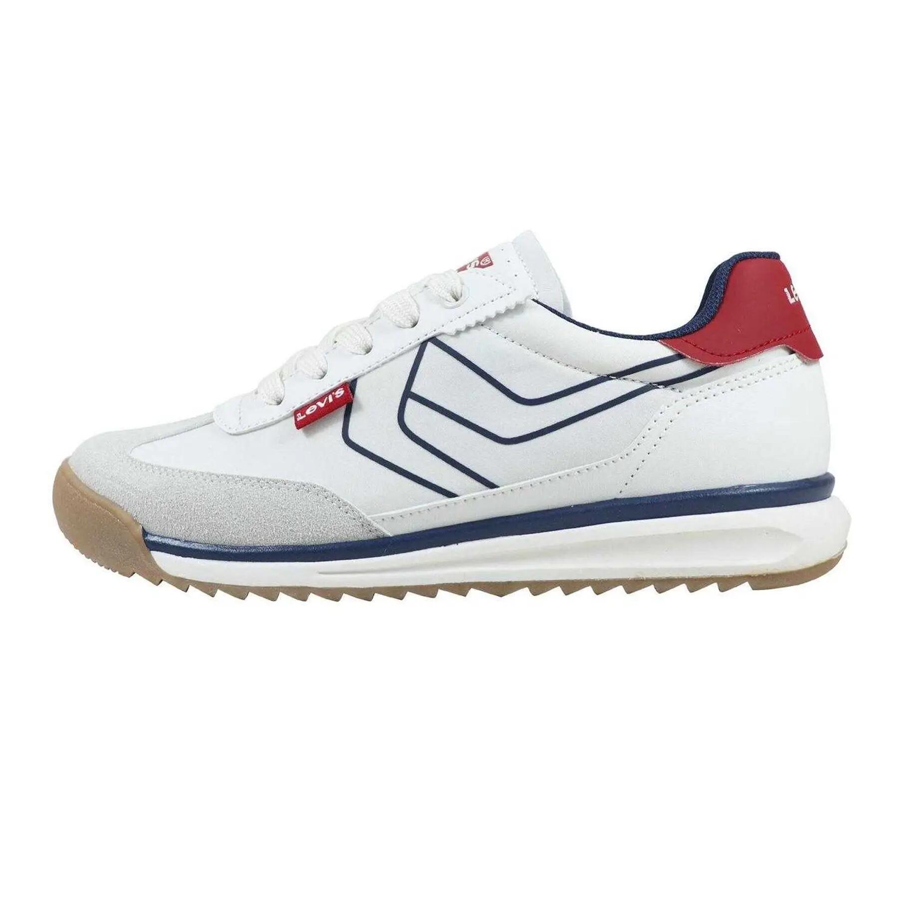 Childrens/Kids Running Trainers (White/Navy) 3/5