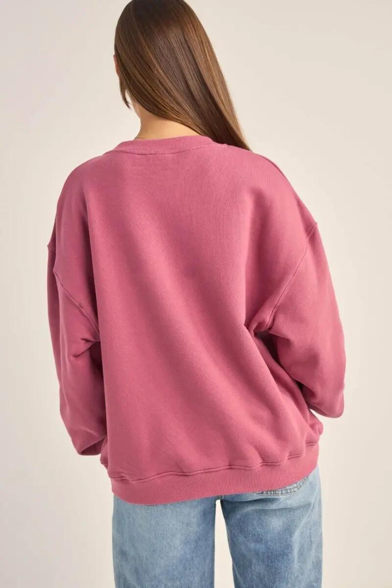 College Crew Neck - Sweat Femme 3/4