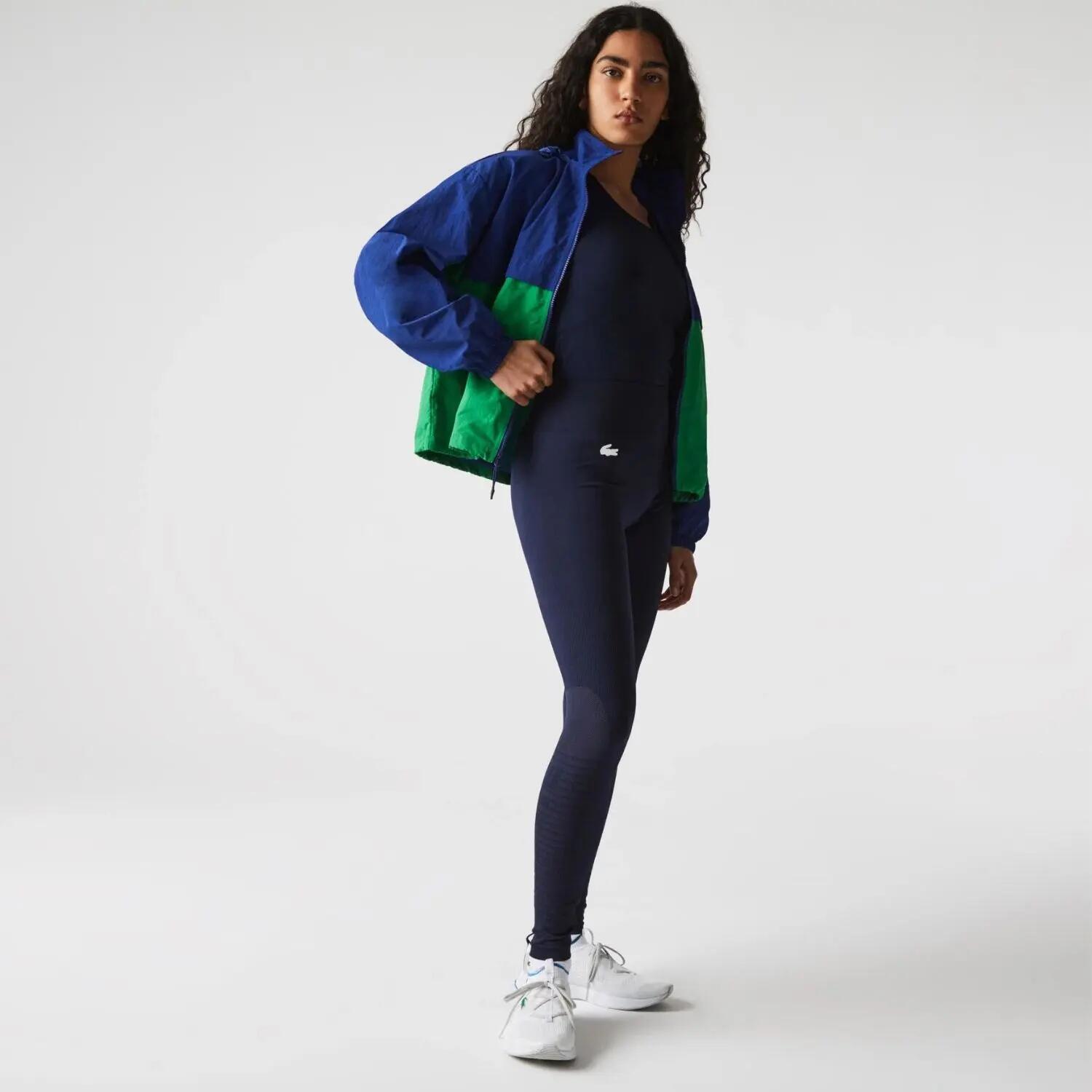 Leggings de sport d'entraînement pour femme Lacoste - Bleu marine 3/7