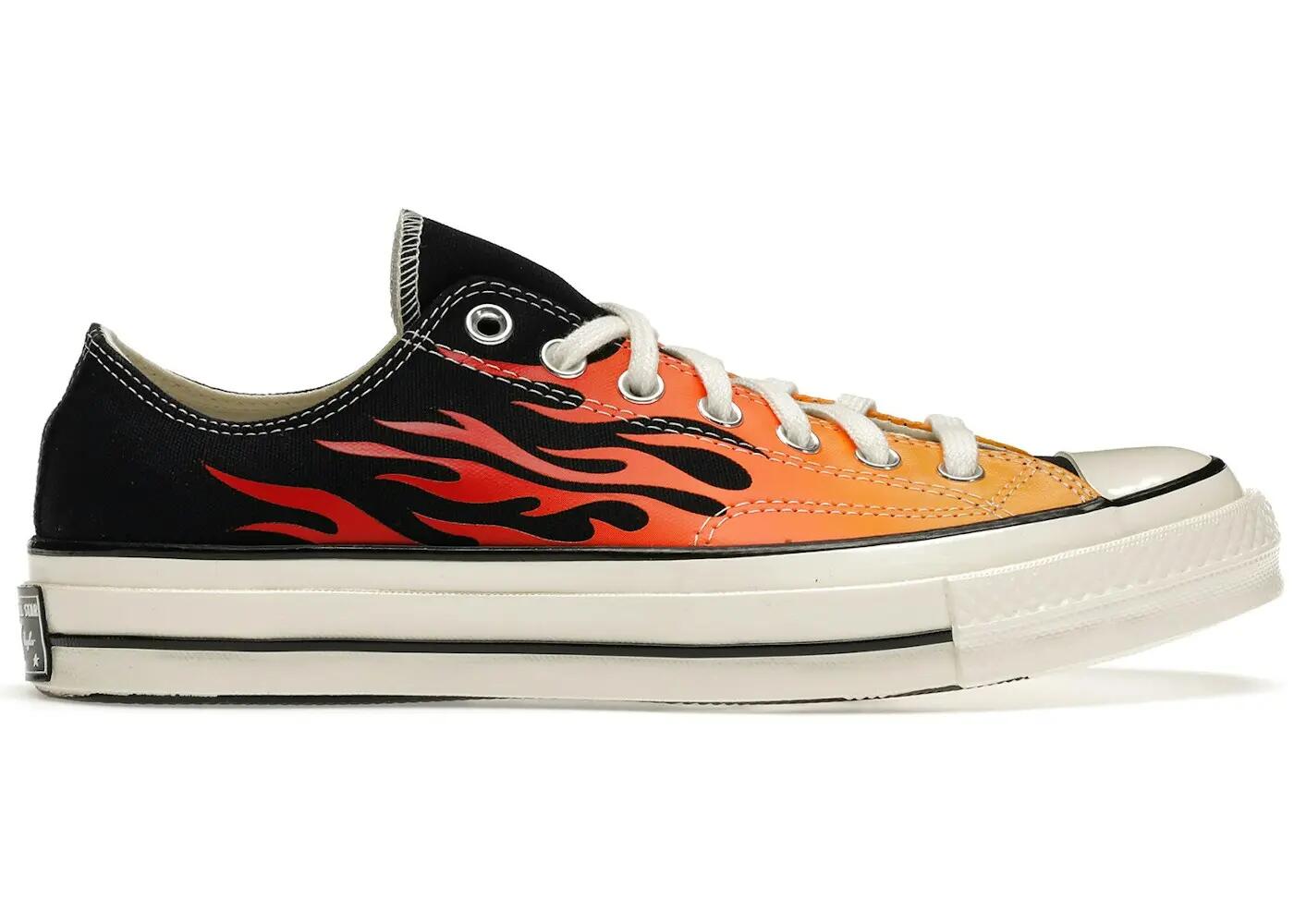 Scarpe - Walking - Uomo - Basse stampate - Chuck Taylor 70 Ox - Nero/Arancione 2/3