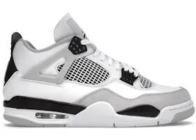 Scarpe - Walking - Uomo - Pelle, Air - Jordan 4 Military Black 2/4