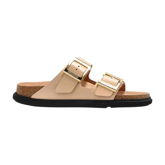 Sandales Motif/style Gouttelettes ARIZONA Femme (Beige)