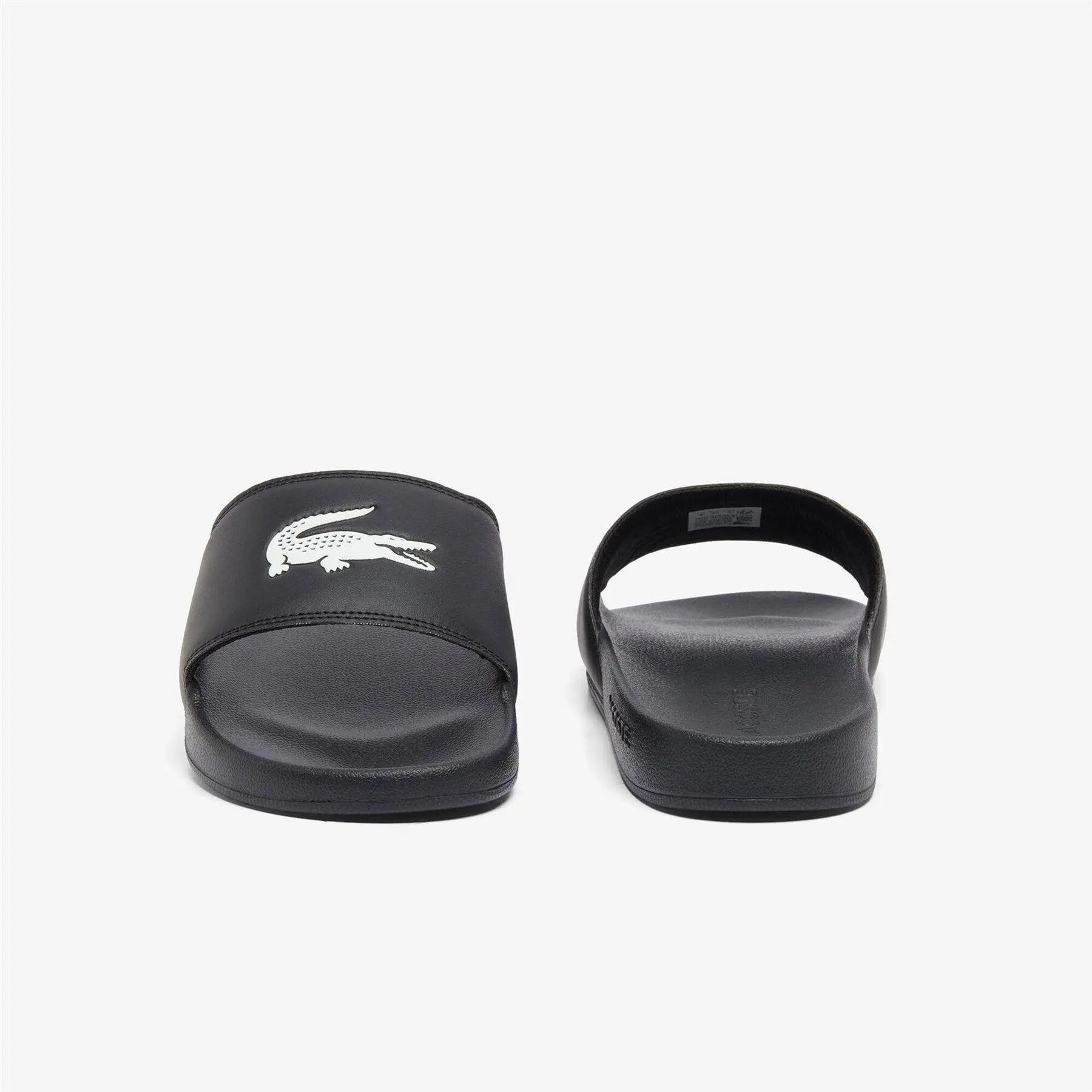 SlidersUomo Lacoste Serve Nero Bianco 2/6