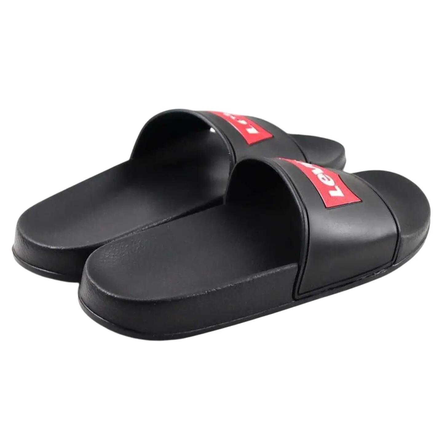 Sliders Logo Ali Di PipistrelloDonna Levis Nero 2/4