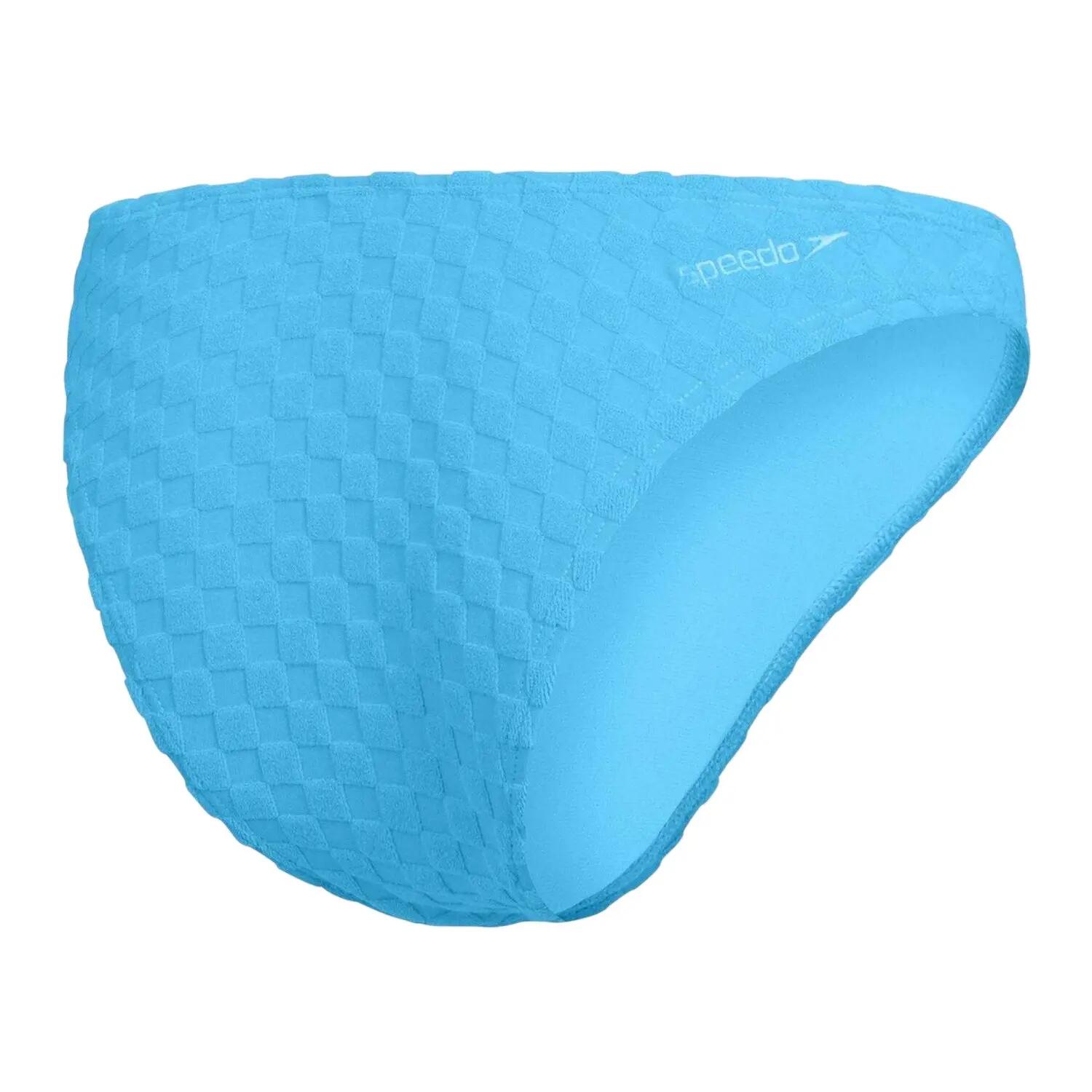 Slip Bikini Vita Alta Spugna Donna Speedo Blu 2/2