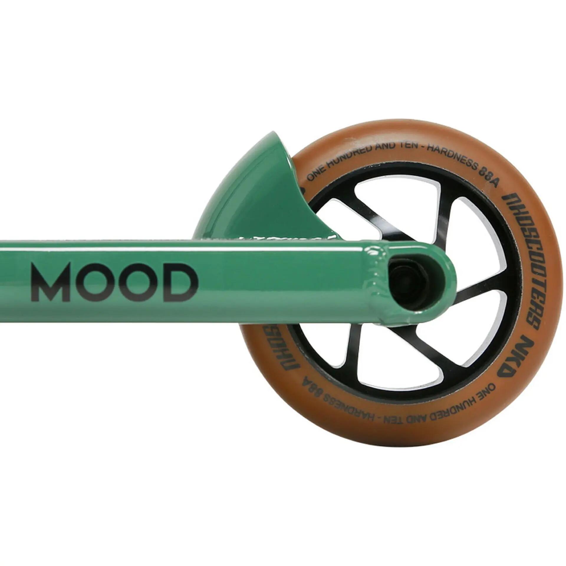 Monopattino acrobatico MOOD, verde 3/4