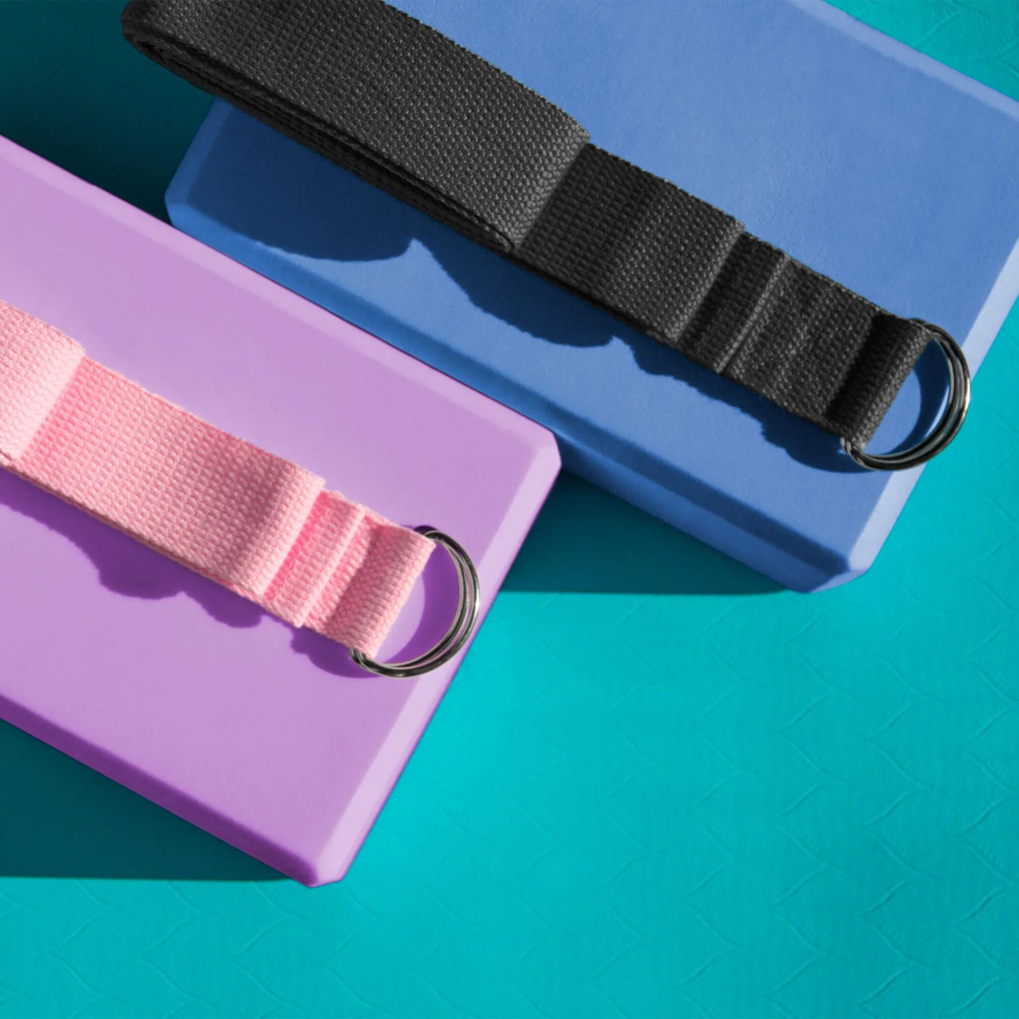 Pasek do jogi rozciągania yoga belt taśma materiałowa do stretchingu Rebel 5/6