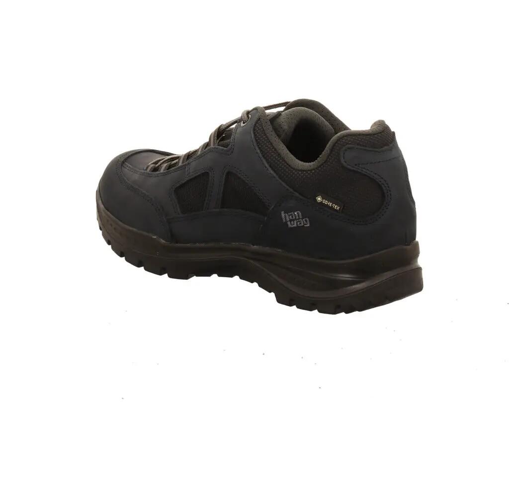 Hanwag Herren Gritstone II GTX Wanderschuh Nubukleder in blau 4/5