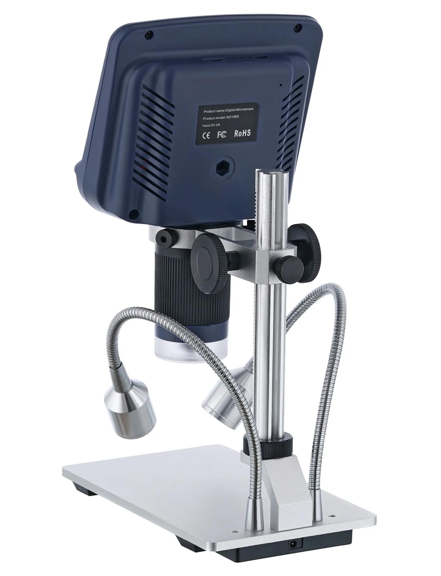 Microscopio digital con mando a distancia Levenhuk DTX RC1 - negro 5/6