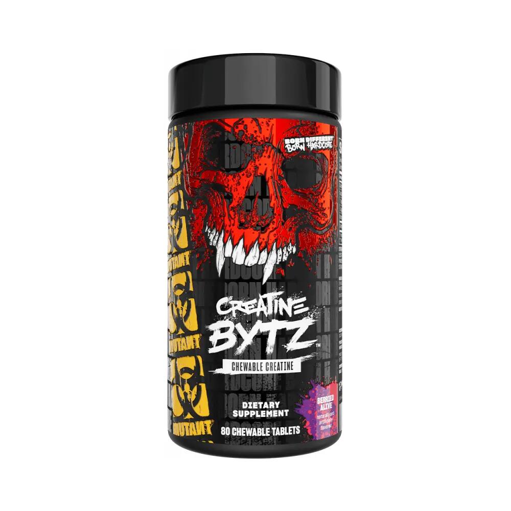Mutant Creatine Bytz Chewables 80 Tabs Berried Alive