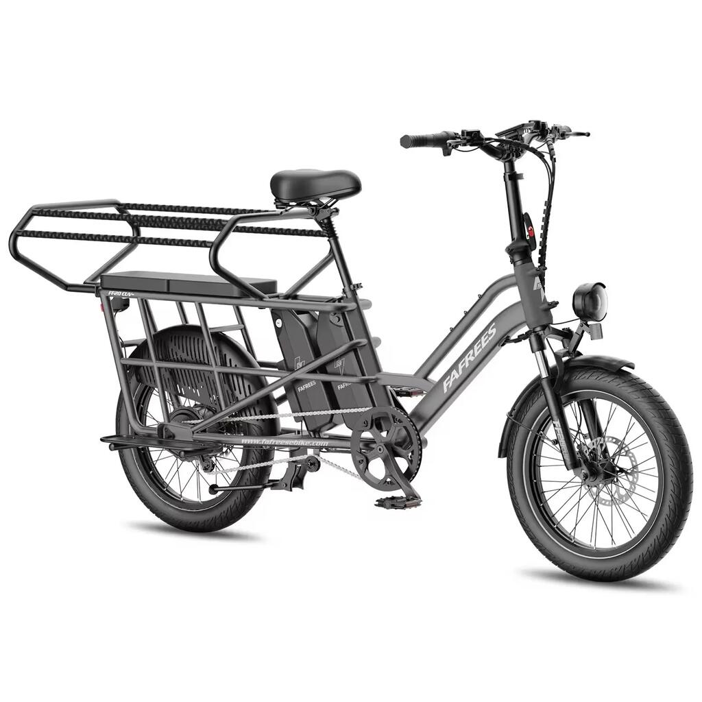 Cargo EBike FF20 CUV Dual 15Ah Battery 170km Range Fat Tires Rear Seat 200kg
