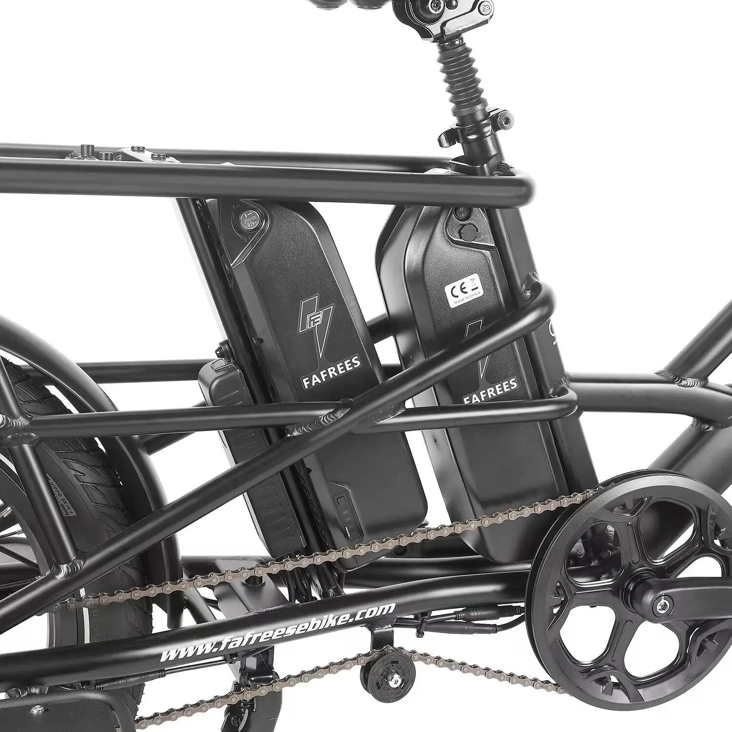 Cargo EBike FF20 CUV Batterie Doppie 12Ah 140 km Fat Gomme sedile posteriore 3/6