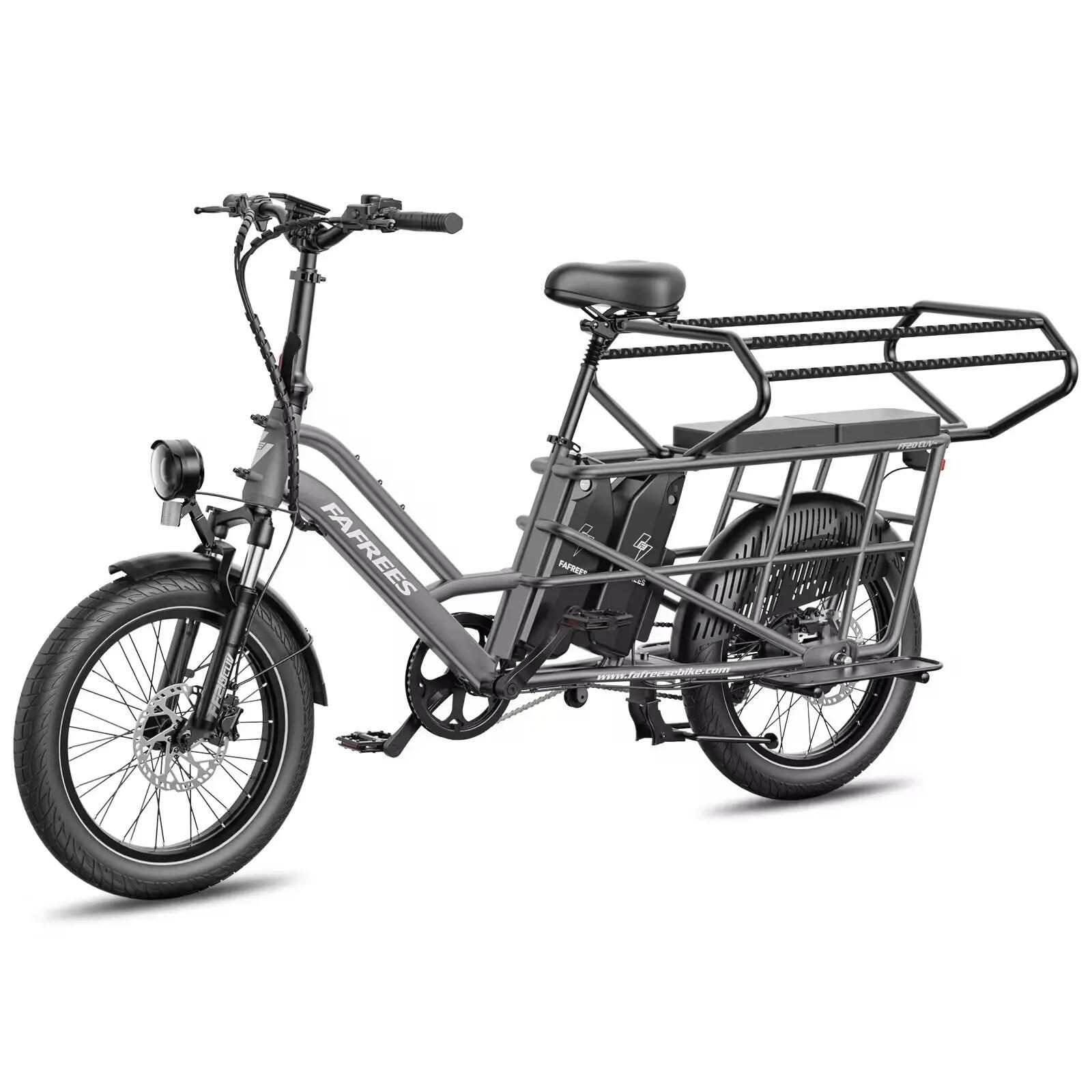 Cargo EBike FF20 CUV Batterie Doppie 12Ah 140 km Fat Gomme sedile posteriore 2/6