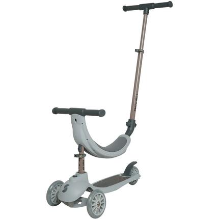 3-wielige kinderstep Original 4-in-1 LED, grijs