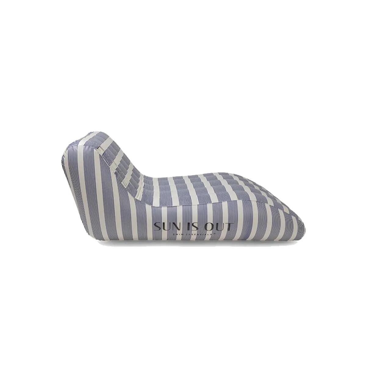 Matelas lounge premium - Bleu/Blanc - Monaco 5/6