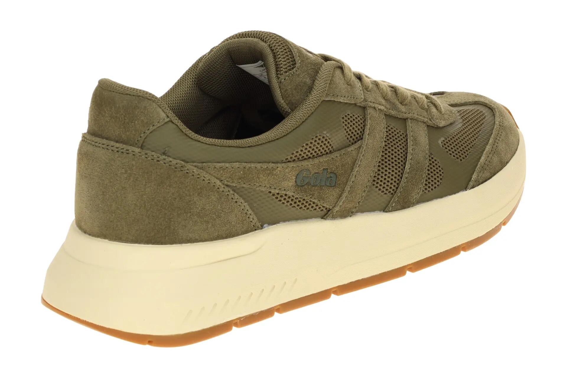 Gola Seattle Trainer Schuhe Sneakers grün khaki Herren CMB917LN 4/7
