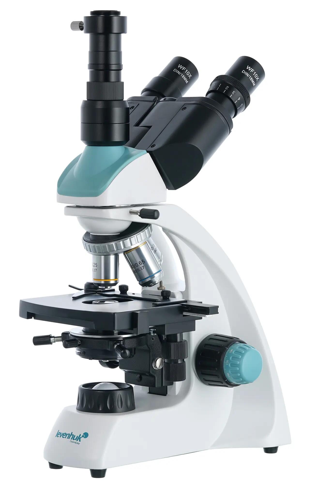 Microscopio trinoculare - laboratorio - Levenhuk 400T - nero 3/6