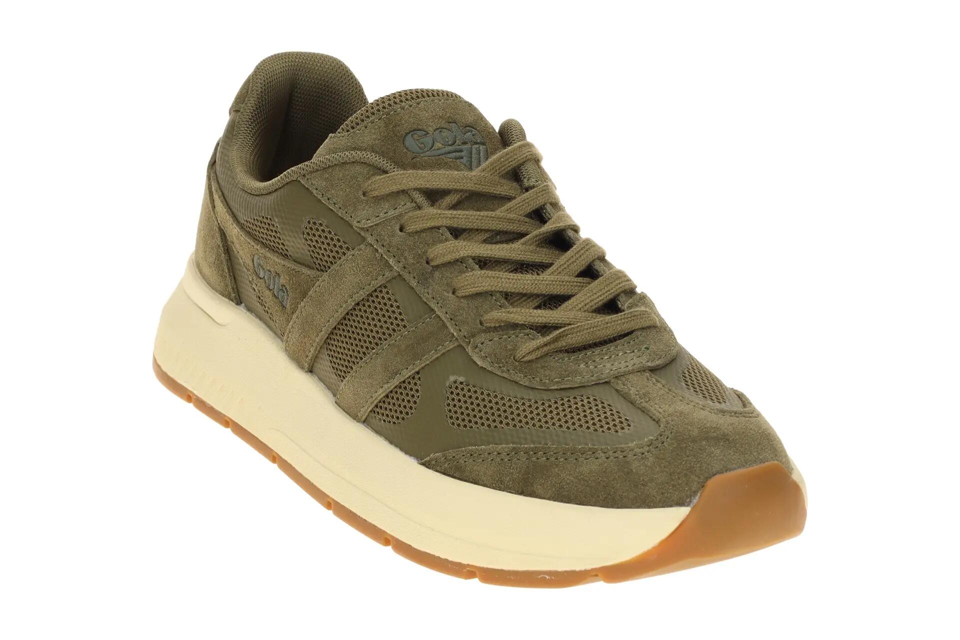Gola Seattle Trainer Schuhe Sneakers grün khaki Herren CMB917LN 3/7