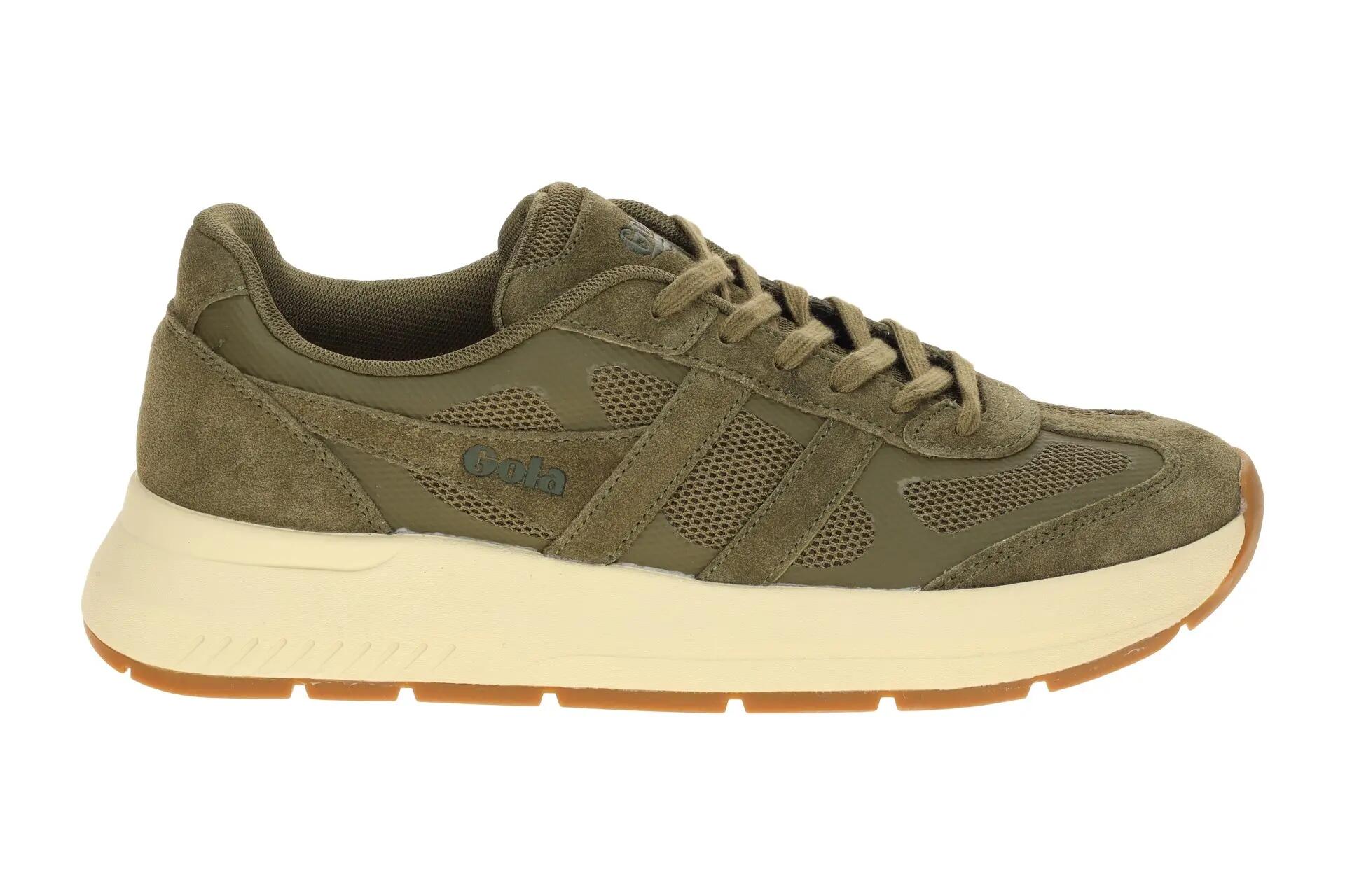 Gola Seattle Trainer Schuhe Sneakers grün khaki Herren CMB917LN 2/7