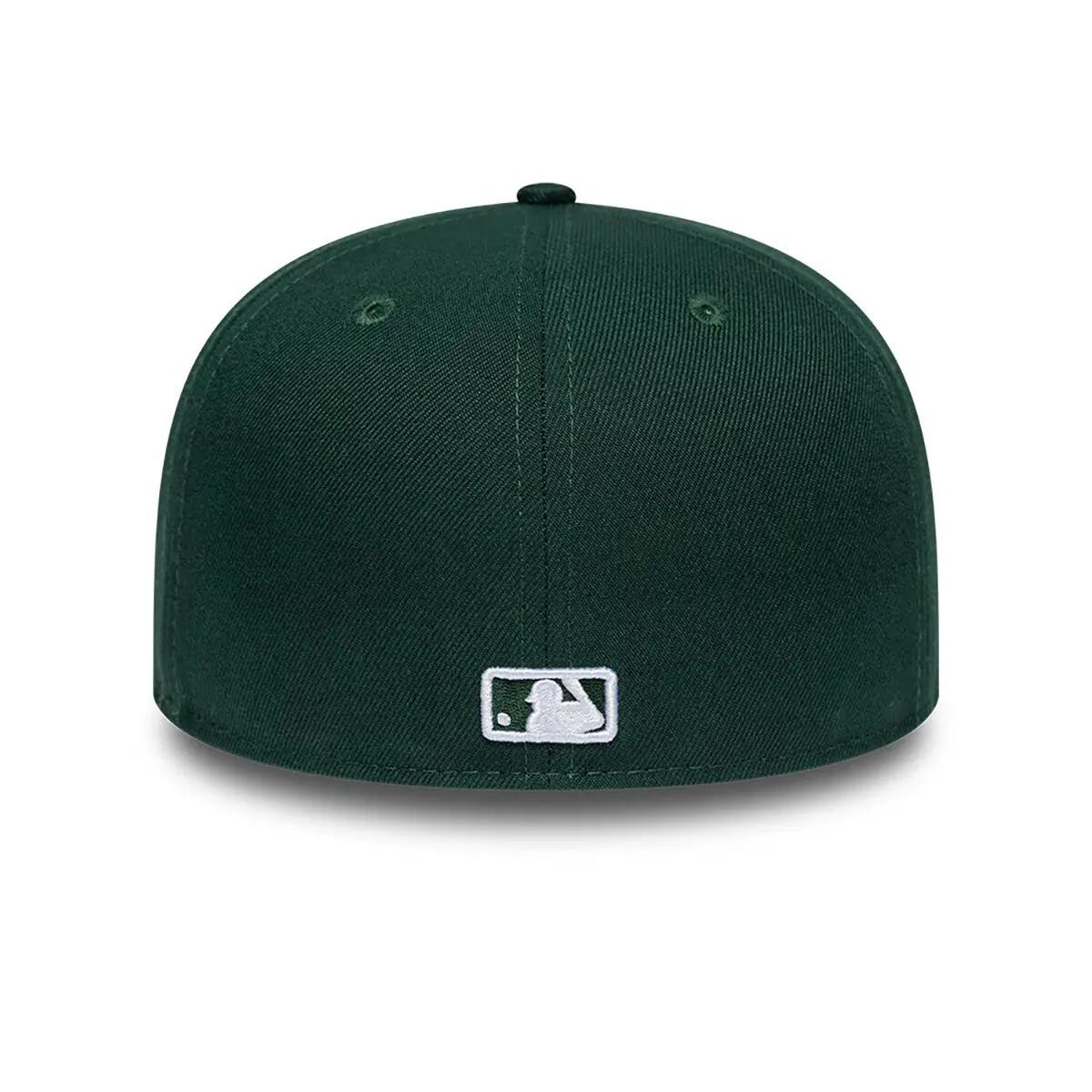 New Era 59FIFTY Cap MLB League Essential New York Yankees dunkelgrün 4/5