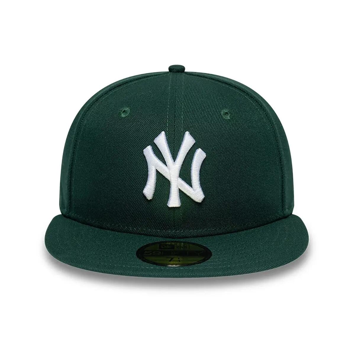 New Era 59FIFTY Cap MLB League Essential New York Yankees dunkelgrün 2/5