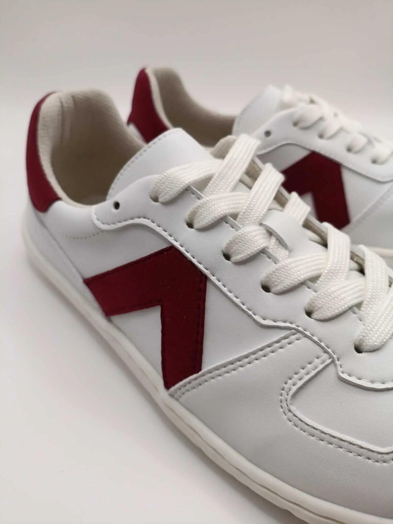 Zapatillas barefoot blanco-cereza_37 2/3