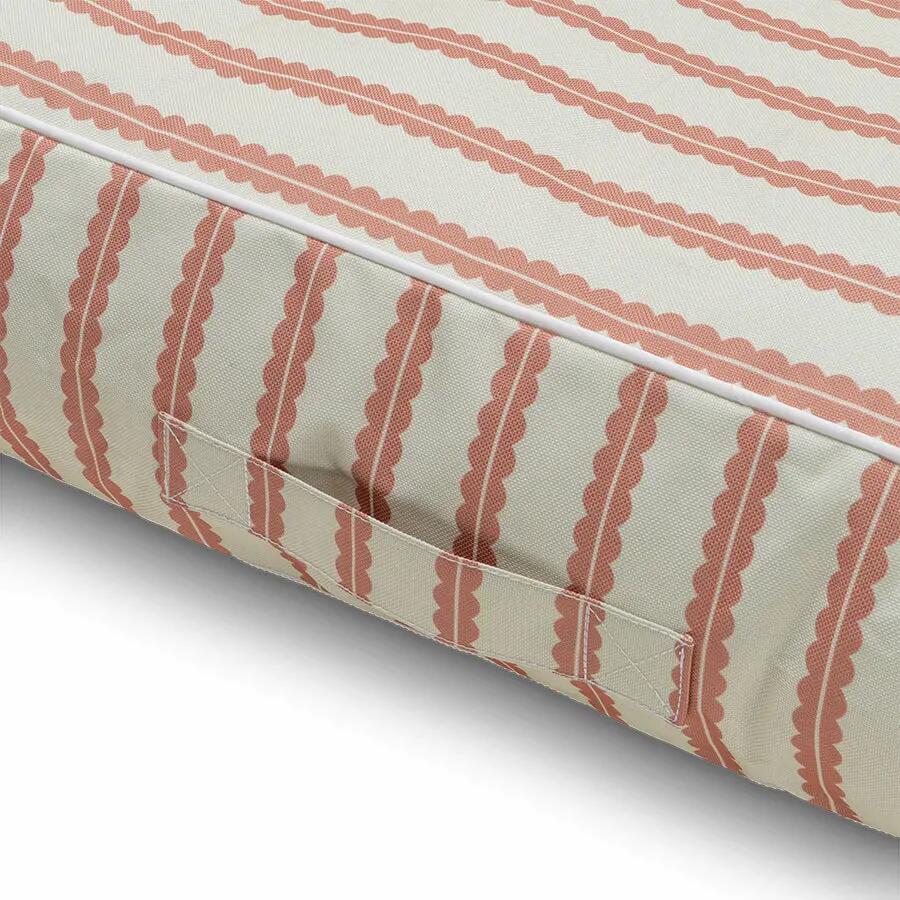 Premium Matelas de piscine - Rouge/Beige - Saint Tropez 3/3