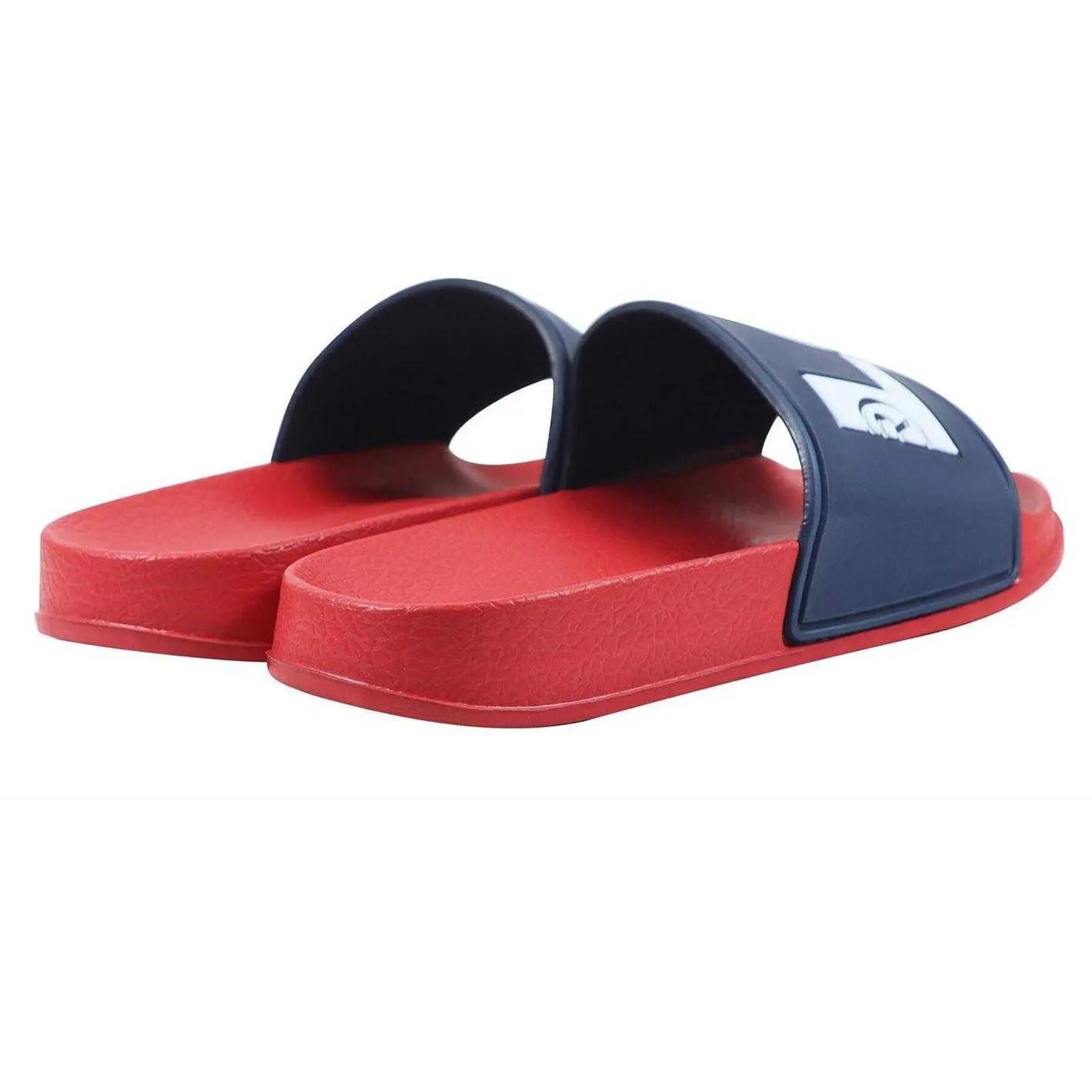 Sliders Piscina Senza Lacci PiattaBambini Levis June Blu Navy Rosso 2/5