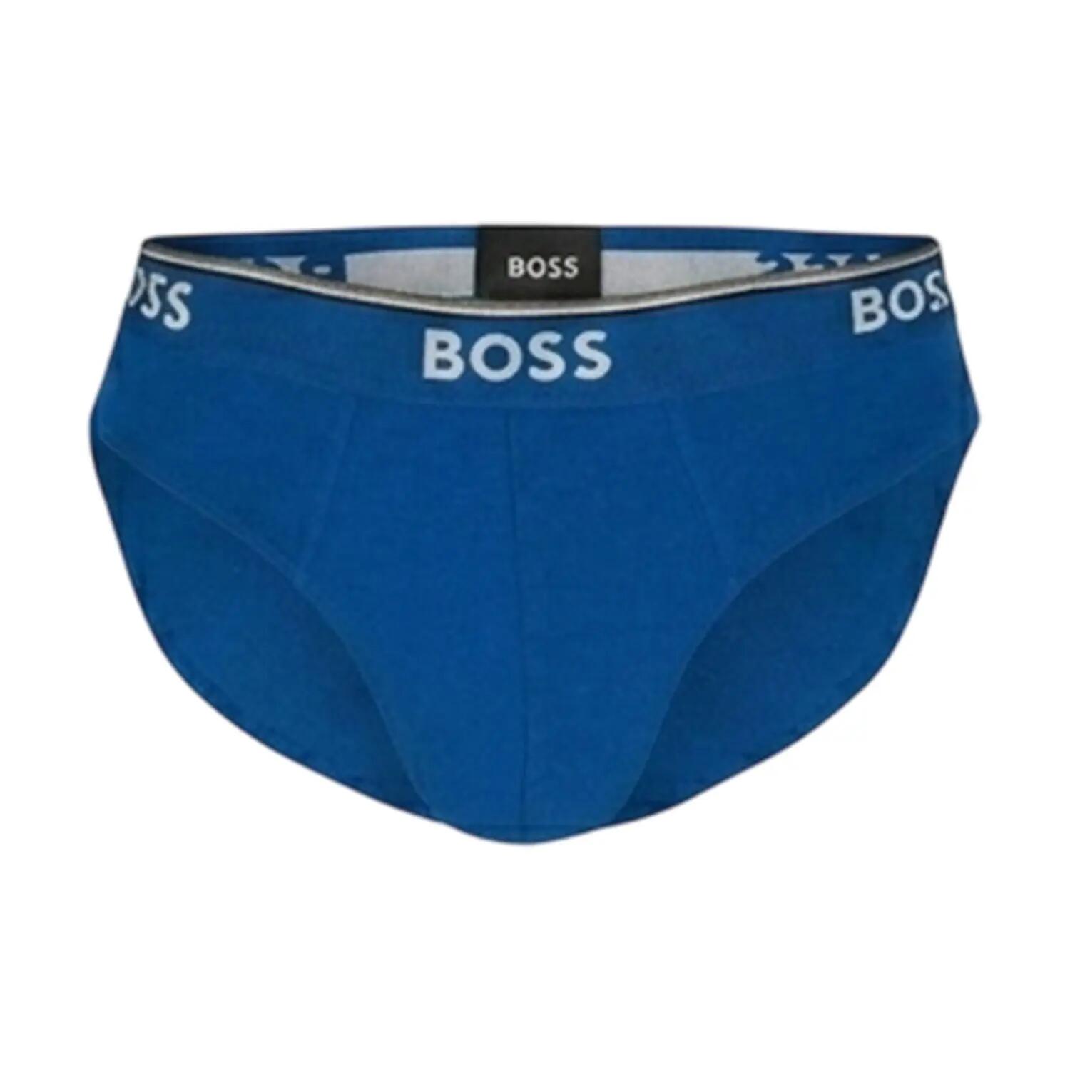 Slip Cotone Premium Uomo Misura Confezione 3 Boss Marrone 4/4