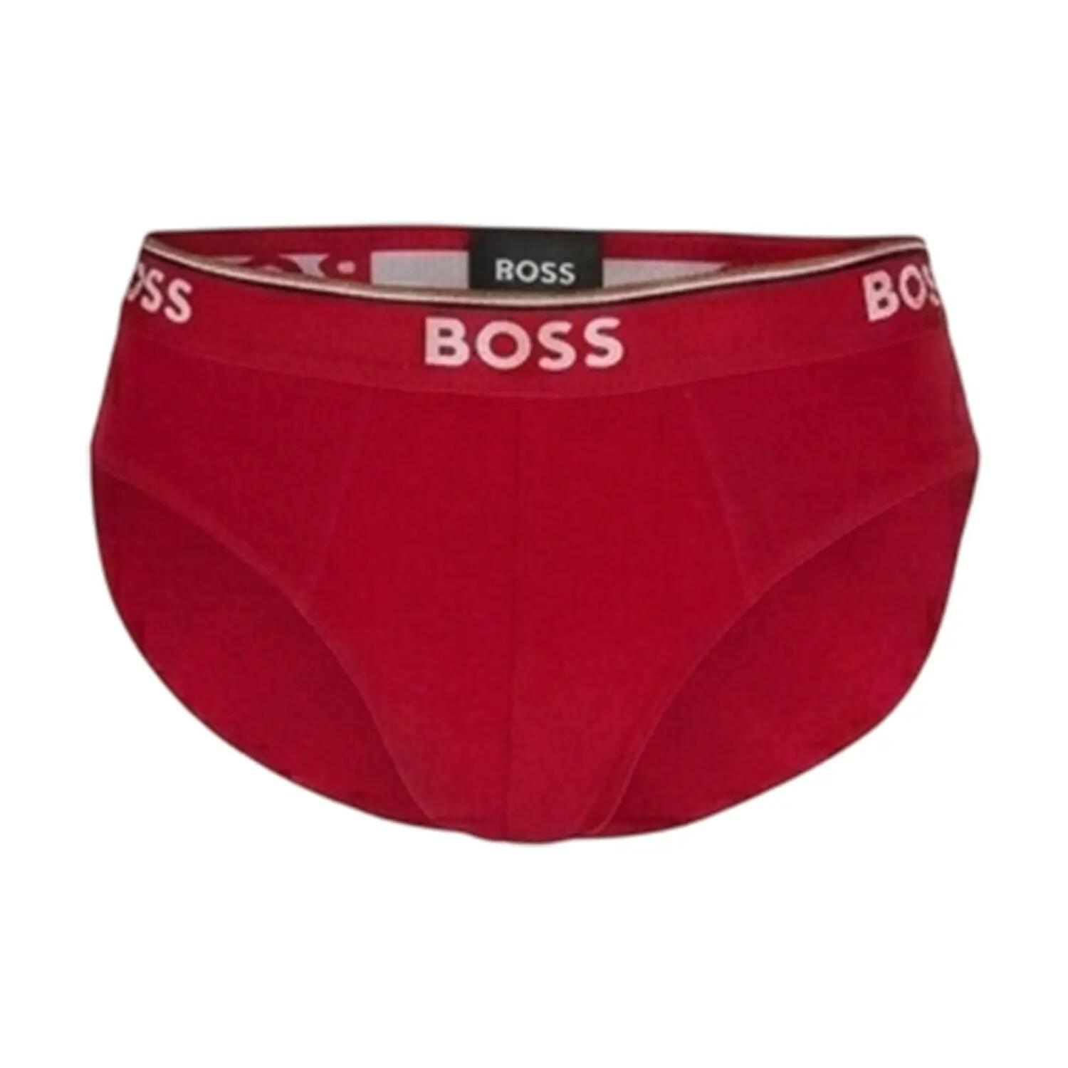 Slip Cotone Premium Uomo Misura Confezione 3 Boss Marrone 2/4