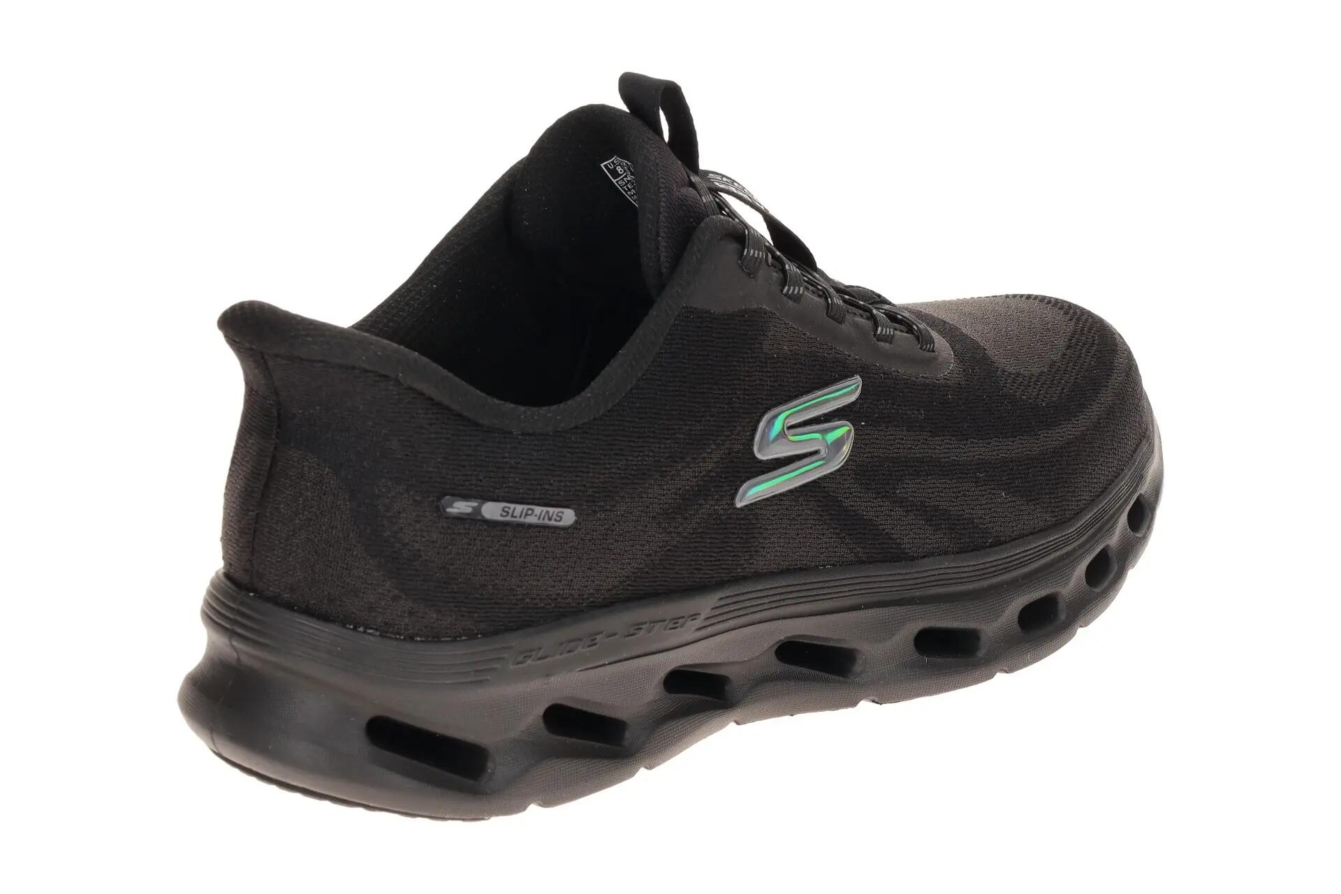 Skechers Go Walk Gliede Step Slipper schwarz SLIP-IN 125144 4/7