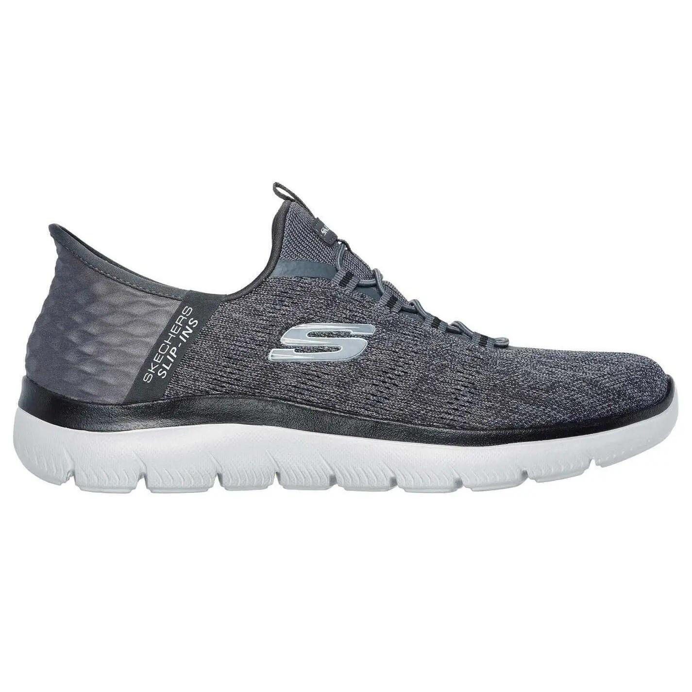 Skechers Sport Herren SUMMITS KEY PACE  Sneakers Slip ins Vegan 232469 grau 3/15