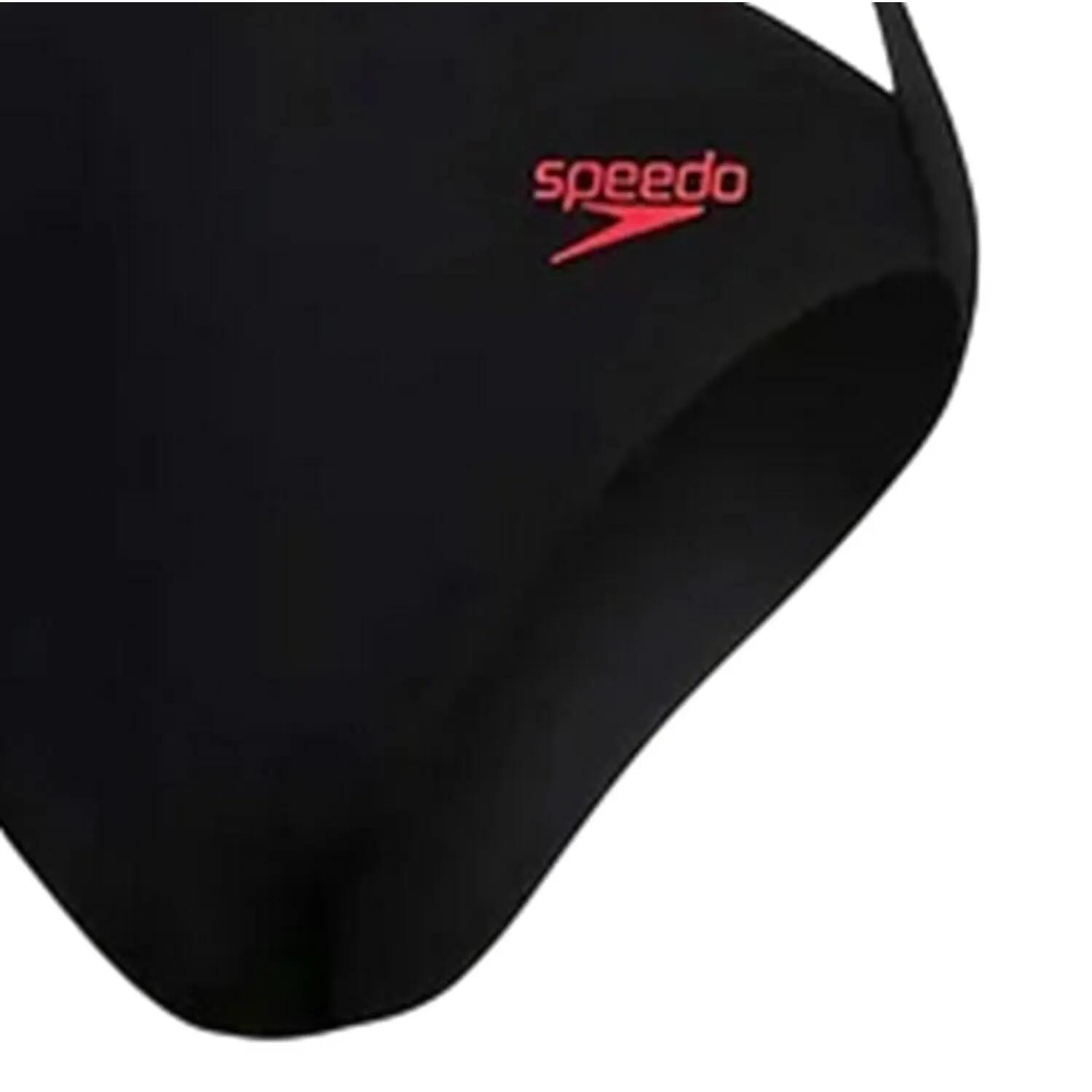 Badeanzug für Damen Schwarz/Rot 4/5