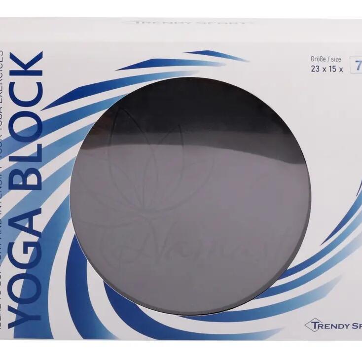 Yoga high-density foam block anthracite
