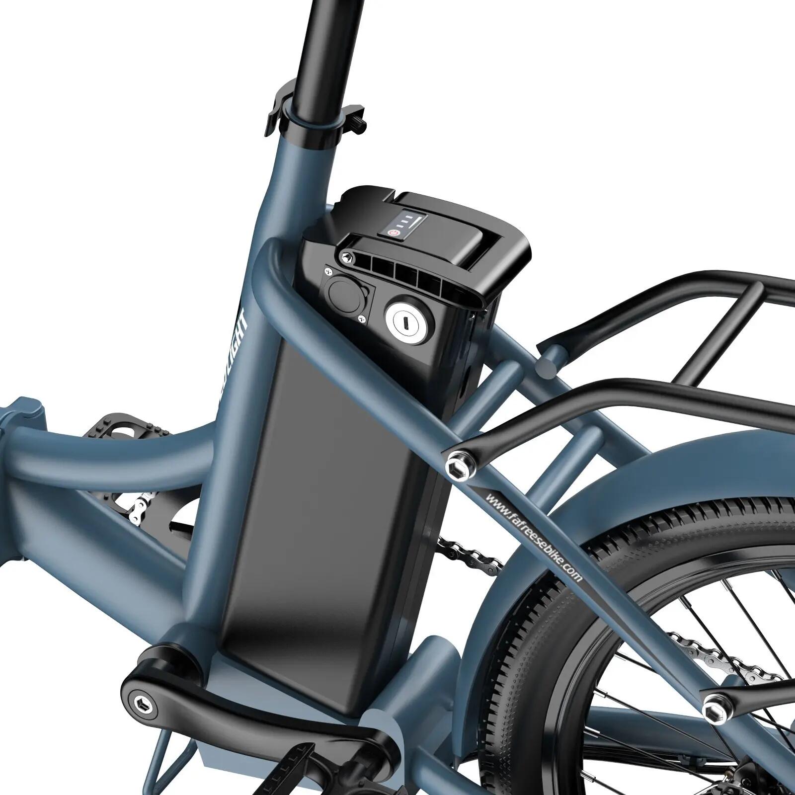 Città Bicicletta Elettrica Pieghevole Batteria 36V 20Ah Motore 250W F20 Light 5/7