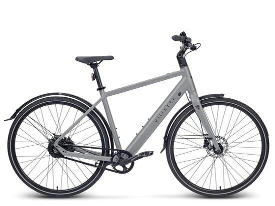 Vélo électrique Villette Le Mouvement automatique, batterie 10 Ah, gris celtic