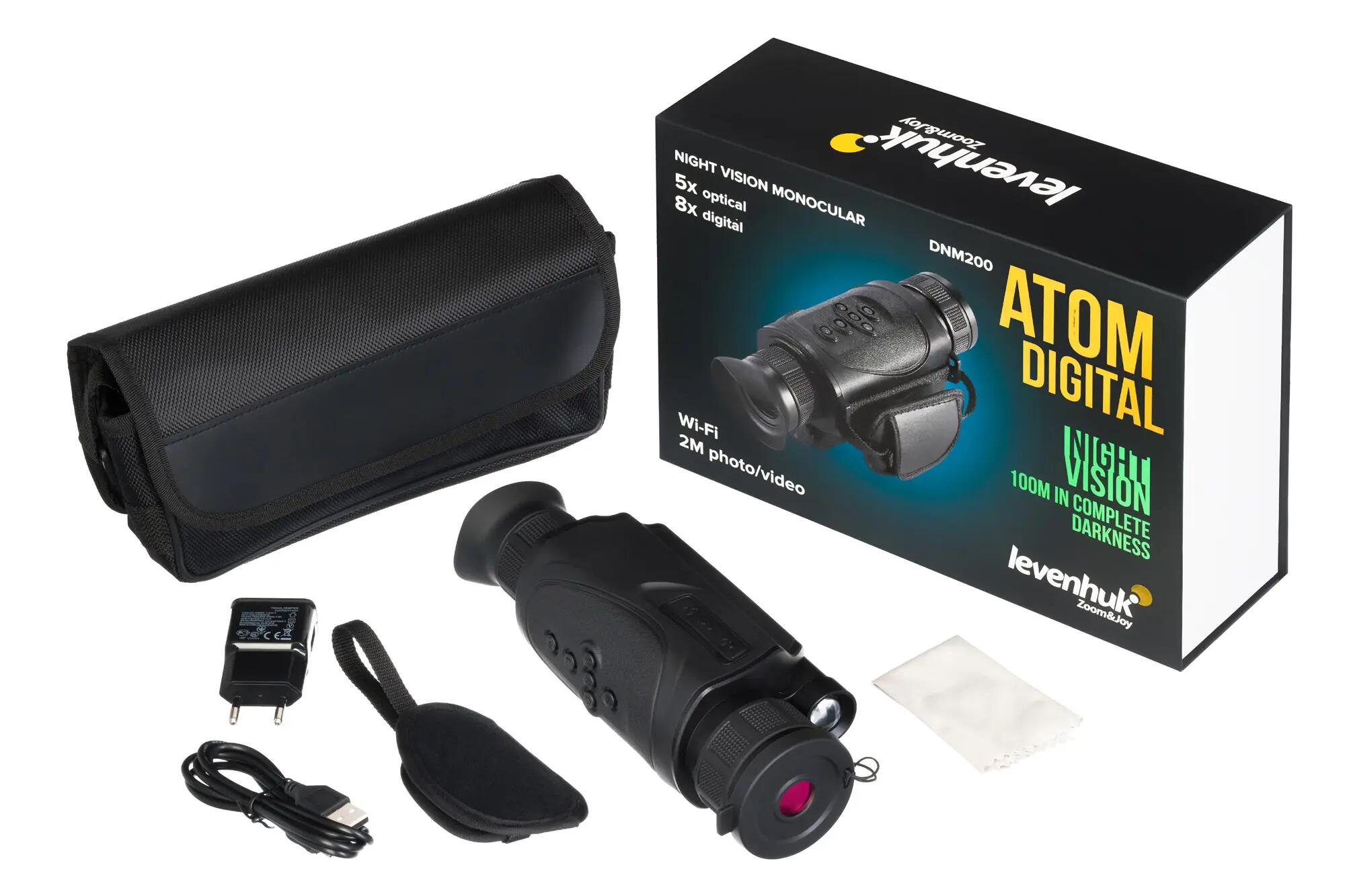 Monoculare visione notturna - Outdoor - 5x ottico, zoom 1–8x - DNM200 - Nero 2/14