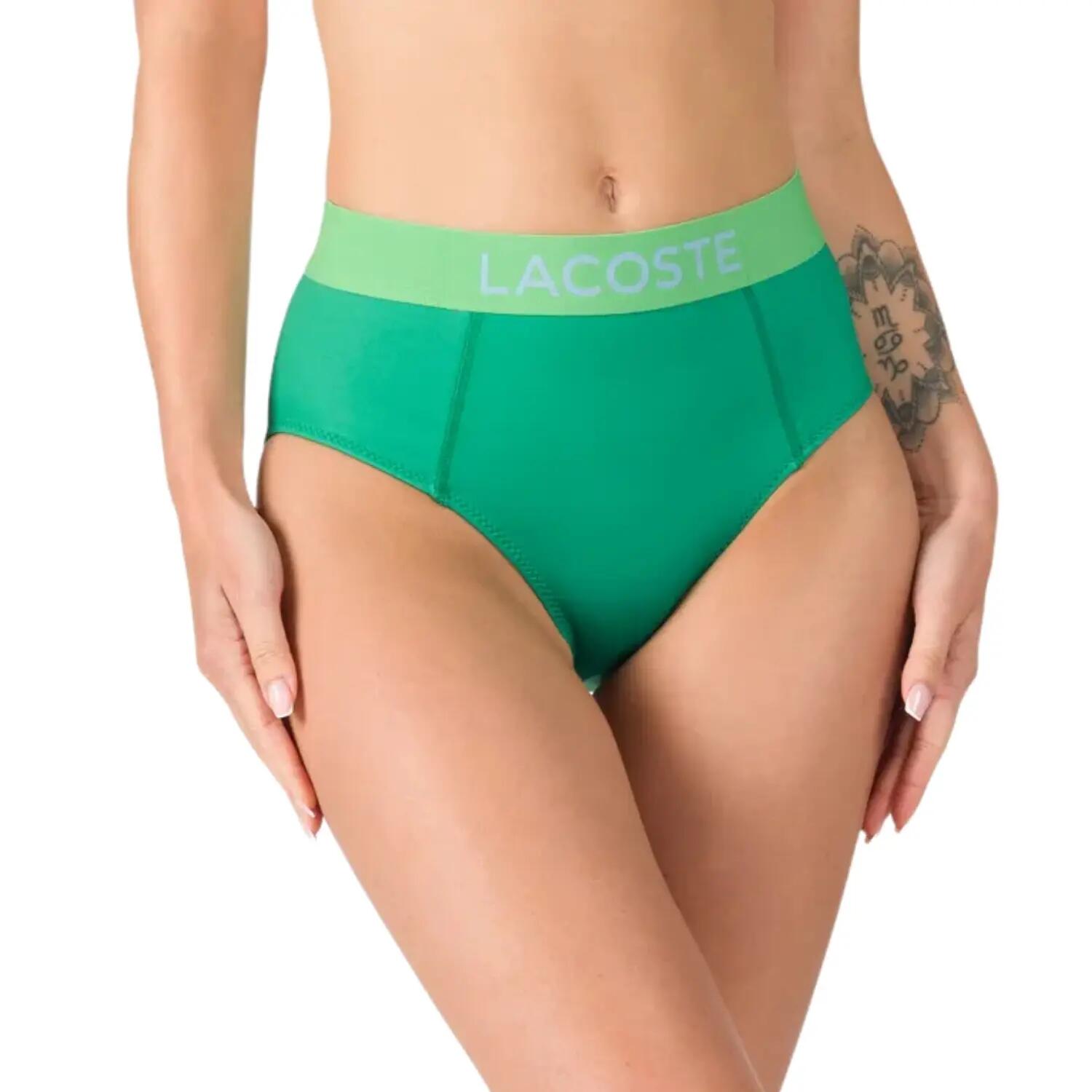 Dół od bikini damski Lacoste