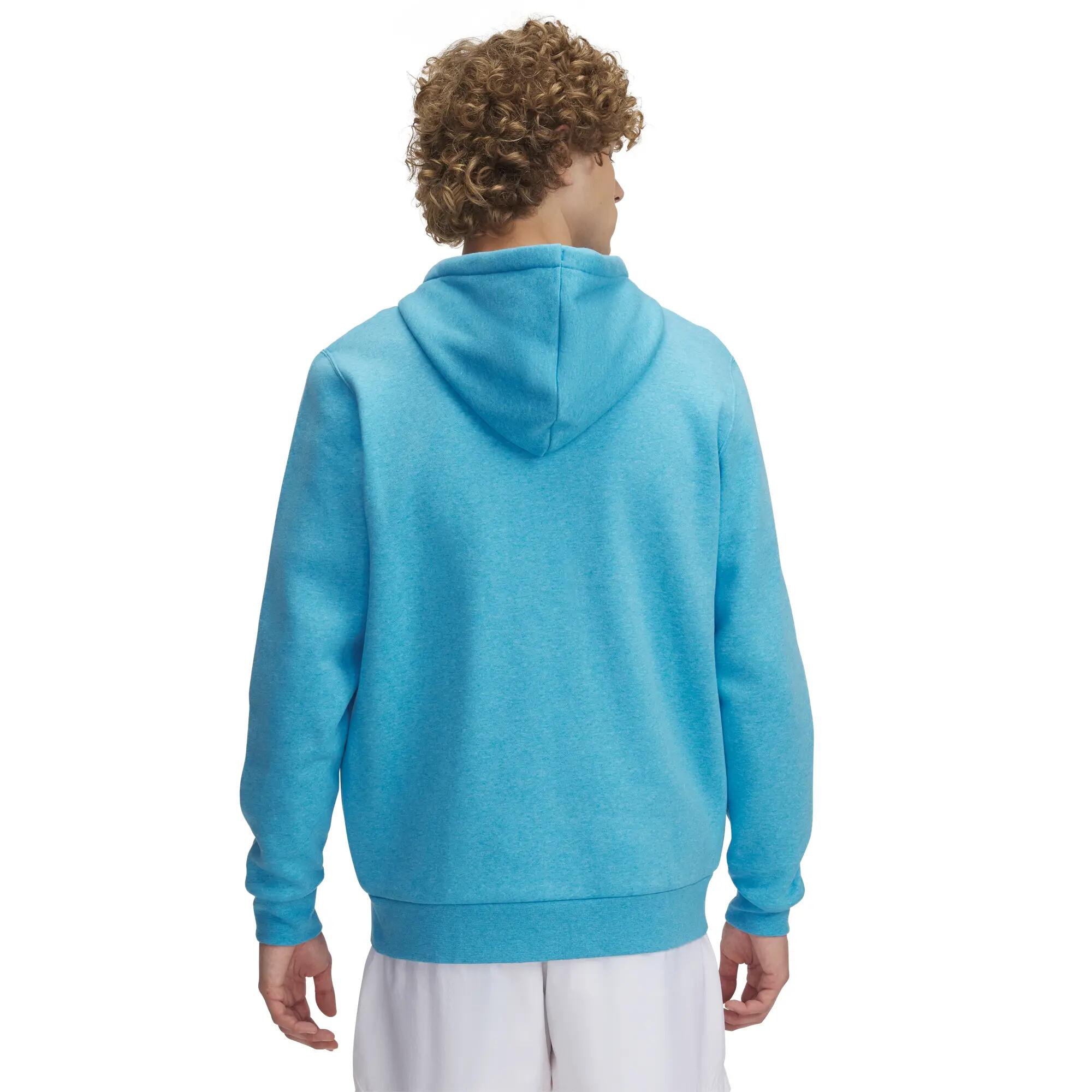 "Icon" Hoodie mit durchgehendem Reißverschluss für Herren Blau 4/5