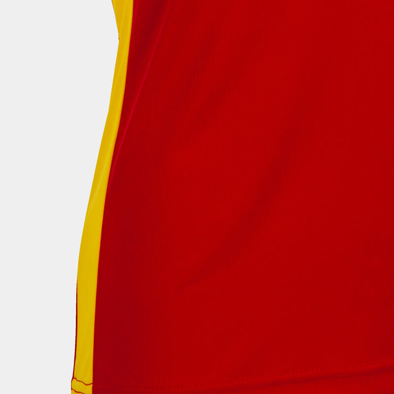 T-shirt manga curta Mulher Joma Record ii vermelho amarelo