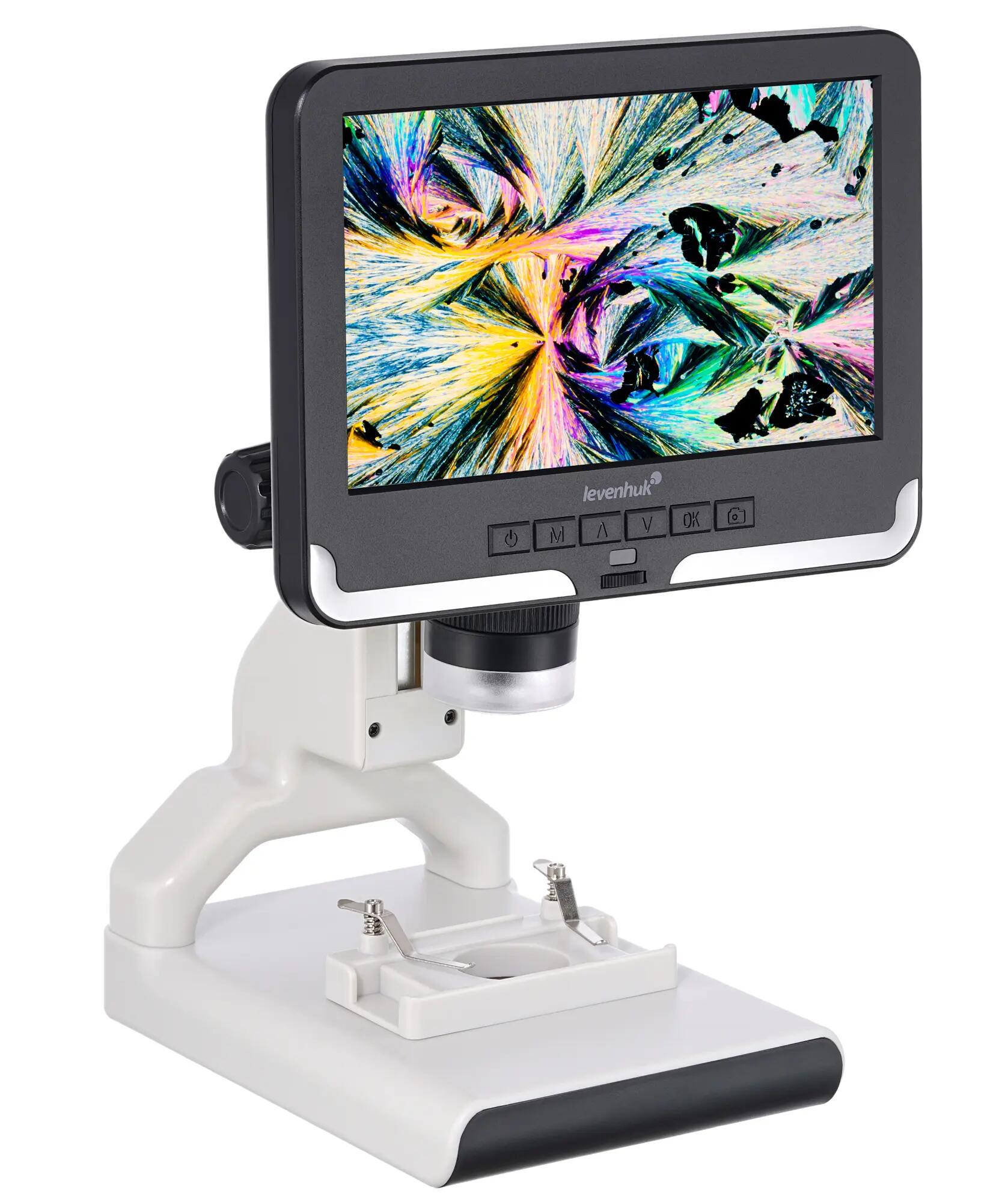 Microscopio digitale - 10–200x/10–50x - Rainbow DM700 - Nero 4/6