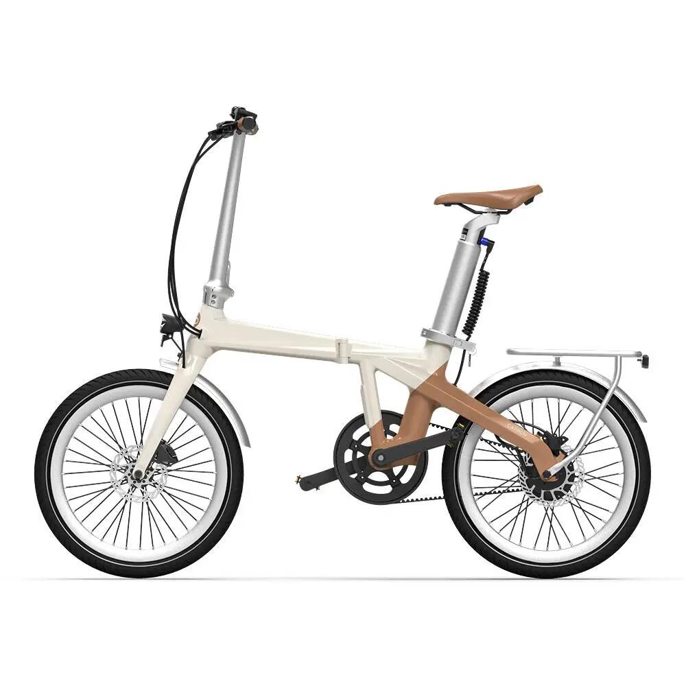 Air Carbon skládací elektrokolo, řemenový pohon, motor Bafang, GPS 2/5