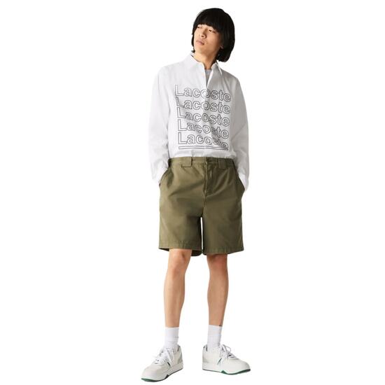 Shorts Homme Coton Lacoste Vert