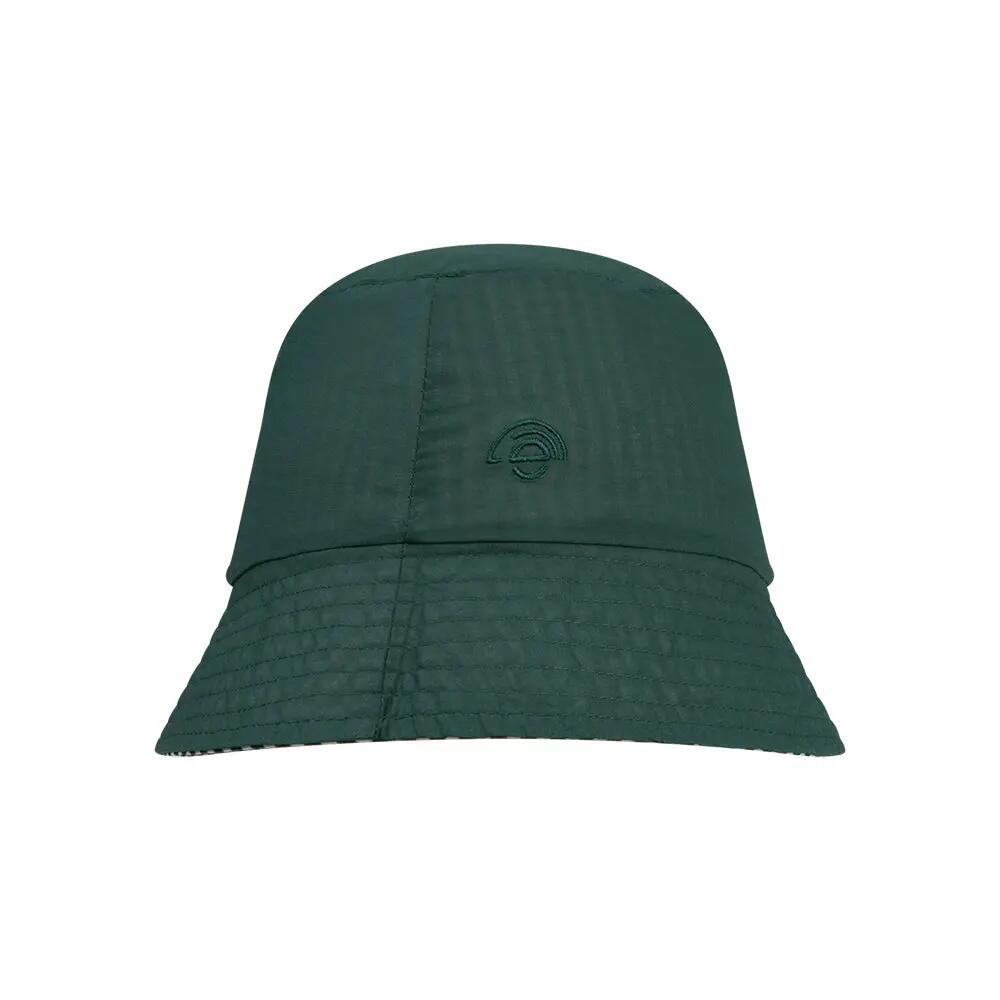 Gorro con protección UV verde estampado de surf 1 a 2 años reversible 2/6