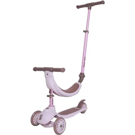 3-Rad-Kinderroller Original 4in1 LED, rosa