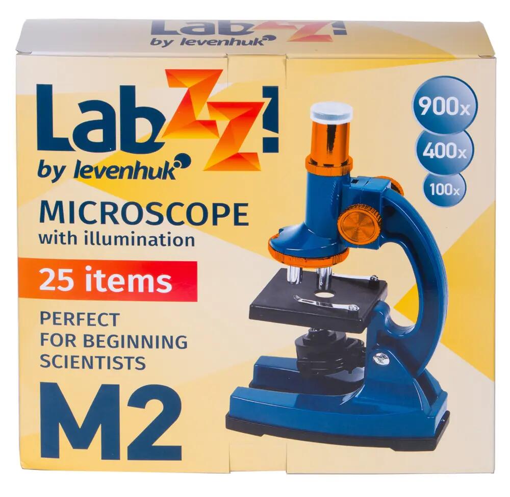 Microscopio per bambini - Educazione - Levenhuk LabZZ M2 - Plastica, Nero 2/6