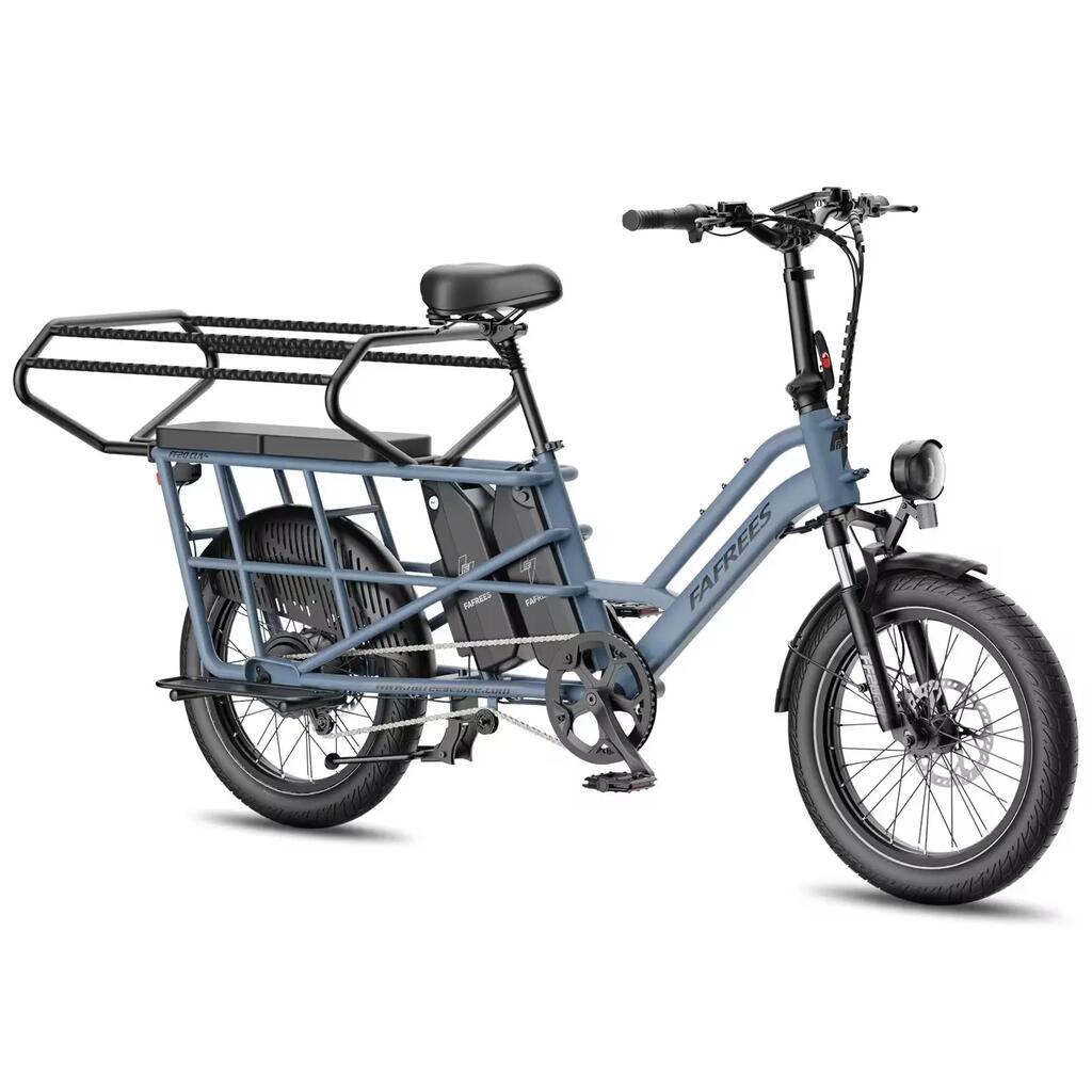 Cargo EBike FF20 CUV Dual 15Ah Battery 170km Range Fat Tires Rear Seat 200kg