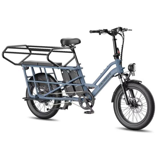 Vélo Cargo FF20 CUV Batteries 2x12Ah 140km Pneus Fat Siège Arrière 200kg