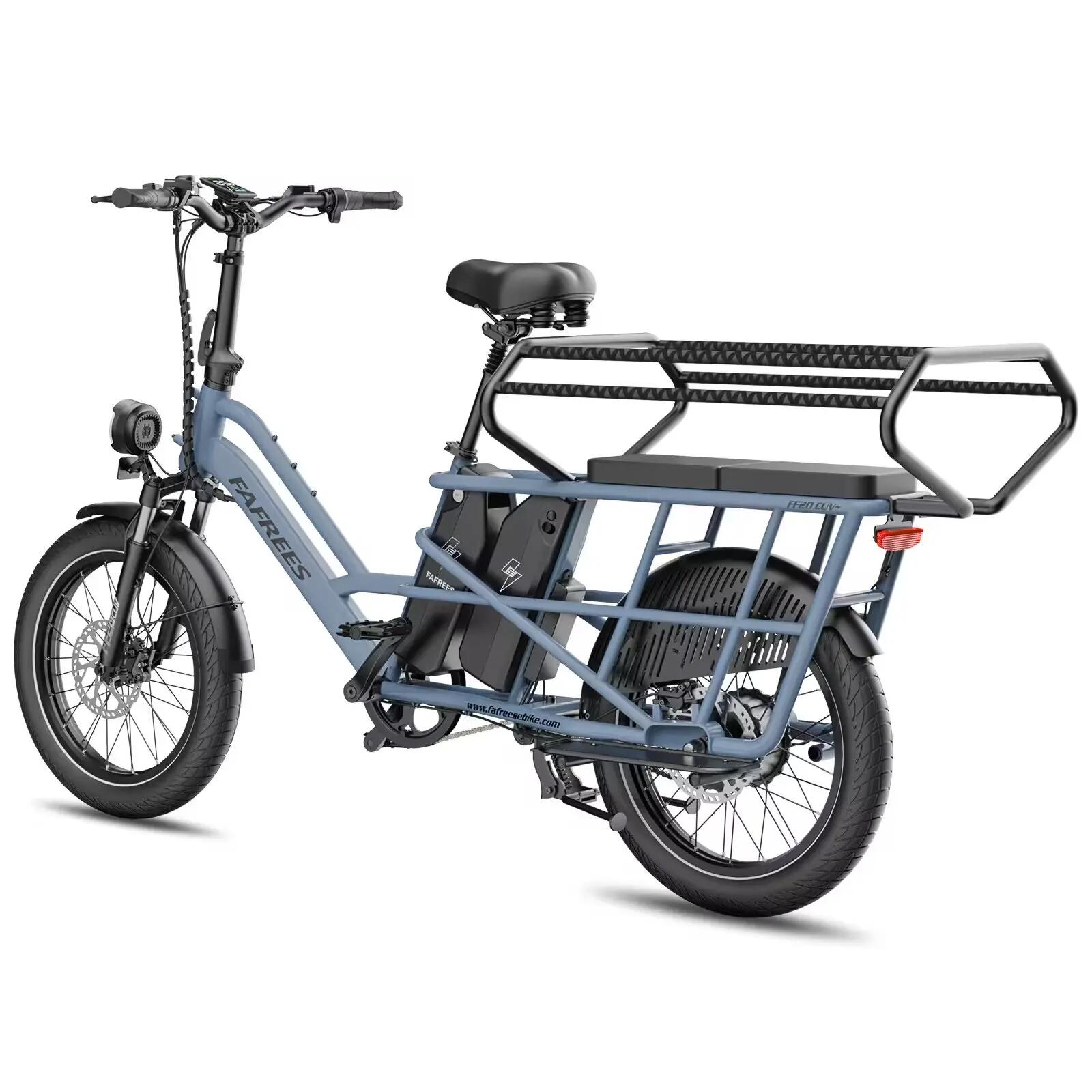 Cargo EBike FF20 CUV Batterie Doppie 12Ah 140 km Fat Gomme sedile posteriore 2/7